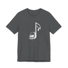 Load image into Gallery viewer, Skull Music Note - T-Shirt I Unisex - Men &amp; Women&#39;s Tee
